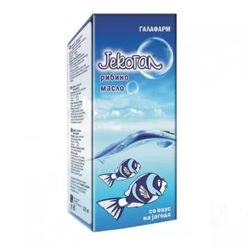 Jekogal riblje ulje jagoda 100ml
