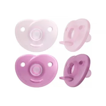 Avent varalica Soothie 0-6m roze 2 komada