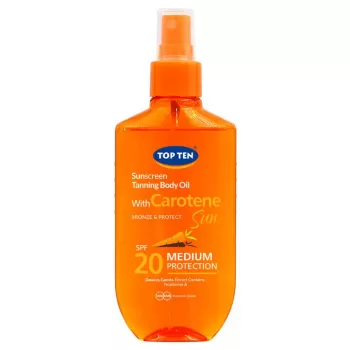Top Ten Carotene suvo ulje za sunčanje SPF20 150ml