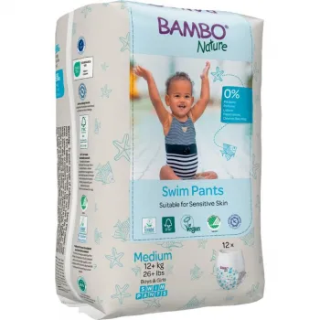 Bambo Nature gaćice za kupanje M 12 kg 12 komada