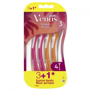 Gillette Venus Smooth Miami Vibes brijač 4 komada
