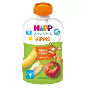 Hipp Bio voćna zabava jabuka i banana 100g