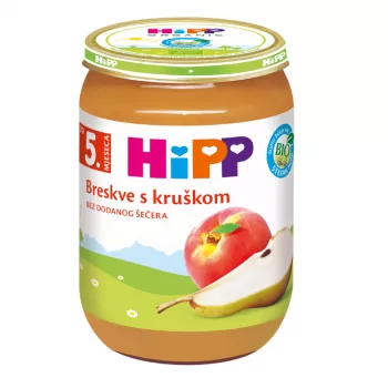 Hipp kašica breskva sa kruškom 190g