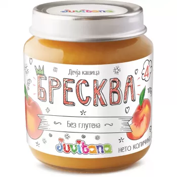 JUVITANA KAŠICA OD BRESKVE 128G