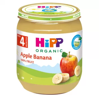 HIPP KAŠICA JABUKA SA BANANOM 125G