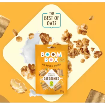 Boom Box ovseni keks Pomorandža i speculaas začini 50g