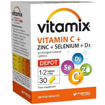 Vitamix Depot D3+SE+ZN+Vitamin C 30 tableta