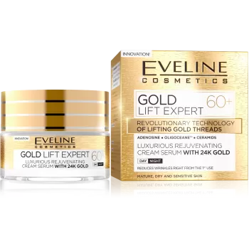 Eveline Gold Lift Expert dnevna i noćna krema za lice 60+ 50ml