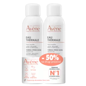 Avène termalna voda 150ml duo (-50% na drugu)