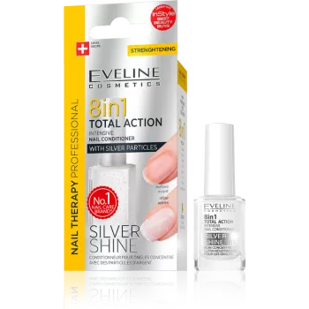 Eveline Nail Therapy Total Action 8u1 Silver 12ml
