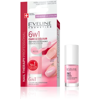 Eveline Nail Therapy 6u1 Rose 12ml
