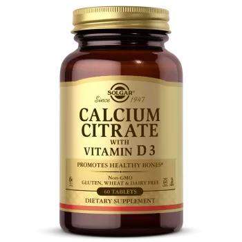 Solgar kalcijum citrat plus vitamin D3 60 tableta