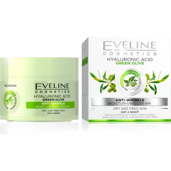 Eveline +6 Green Olive dnevna i noćna krema za lice 50ml