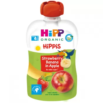 Hipp Bio voćna zabava jagoda banana i jabuka 100g