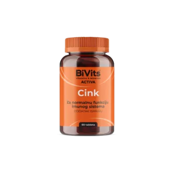 BIVITS ACTIVA CINK, 60 TABLETA