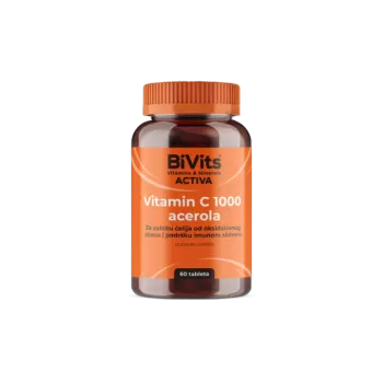 BIVITS ACTIVA VITAMIN C 1000 ACEROLA, 60 TABLETA