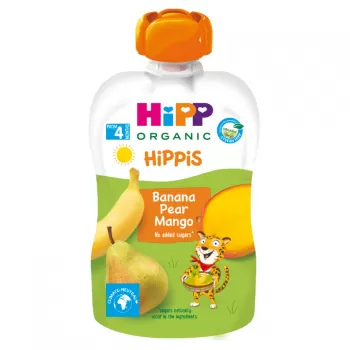 Hipp Bio voćna zabava banana kruška i mango 100g