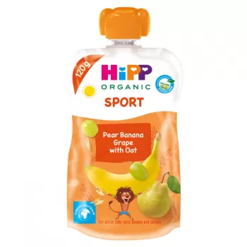 Hipp Pouch Sport kruška banana grožđe sa ovsom 120g