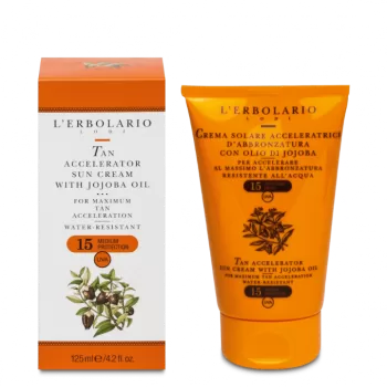 L'Erbolario Sun krema za brzo tamnjenje SPF15 125ml