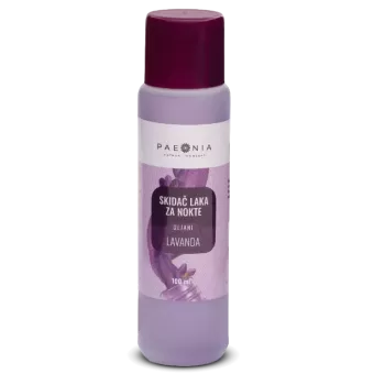 Skidač laka za nokte lavanda Paeonia 100ml