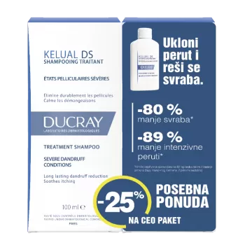 Ducray Kelual DS šampon 2x100ml