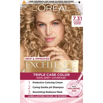 L'Oréal Paris Excellence boja za kosu 7.31 Dark Caramel Blonde