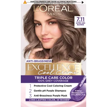 L'Oréal Paris Excellence boja za kosu 7.11 Ultra Ash Blonde