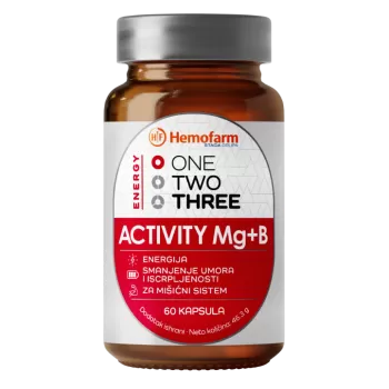 ONE TWO THREE ACTIVITY MG+B 60 KAPSULA