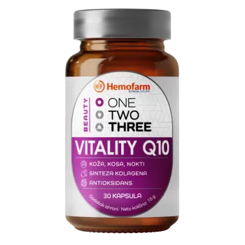 ONE TWO THREE VITALITY Q10 30 KAPSULA