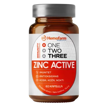 ONE TWO THREE ZINC ACTIVE 60 KAPSULA