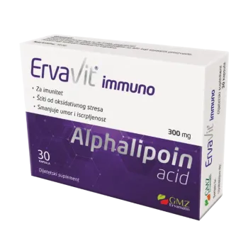 ErvaVit Alfa-lipoinska kiselina 300mg 30 kapsula
