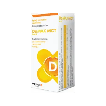 DeMAX MCT oralne kapi vitamin D 10ml