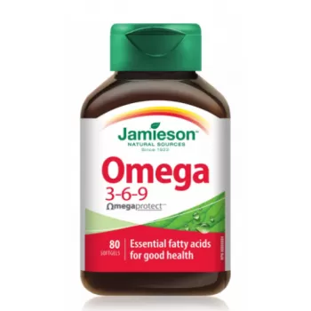 Jamieson Omega 3-6-9 1200mg 80 kapsula