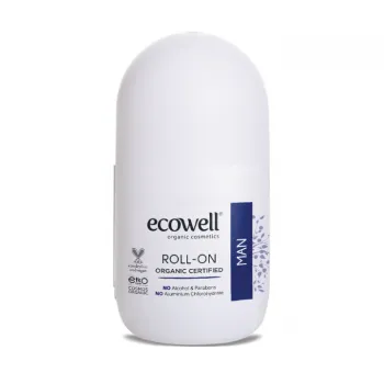 Ecowell organski roll-on dezodorans za muškarce 75ml
