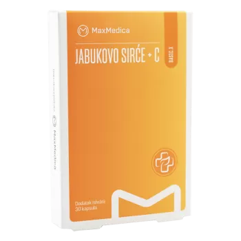 MaxMedica Jabukovo sirće + vitamin C 30 kapsula