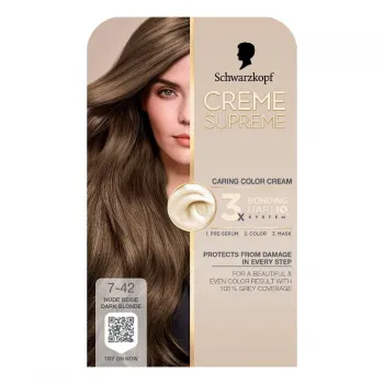 Creme Supreme farba za kosu 7.42 Nude Beige Blonde