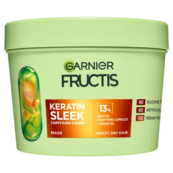 Garnier Fructis Keratin Sleek maska 370ml