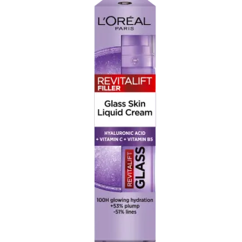 L'Oréal Paris Revitalift Filler Glass Skin tečna krema 50ml