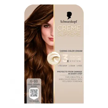 Creme Supreme farba za kosu 6.68 Light Caramel Brown