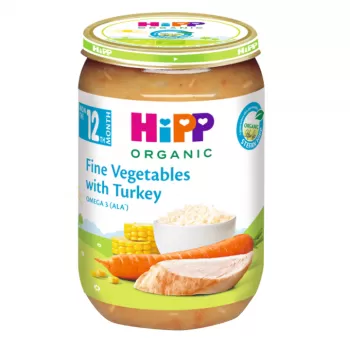 Hipp kašica povrće sa ćuretinom 220g