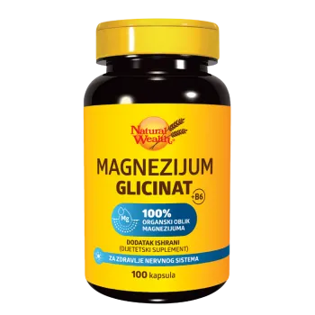 Natural Wealth Magnezijum glicinat + B6 100 kapsula