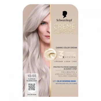 Creme Supreme farba za kosu 10.55 Platinum Silver Blonde