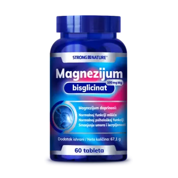 Strong Nature Magnezijum bisglicinat 100mg 60 tableta
