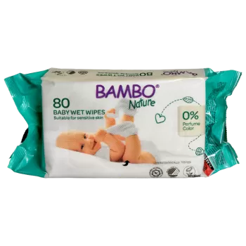 Bambo Nature vlažne maramice 80 komada