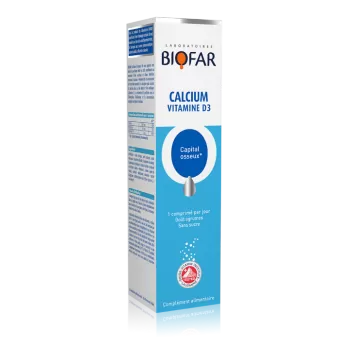 Biofar Kalcijum 500mg + vitamin D3 20 šumećih tableta