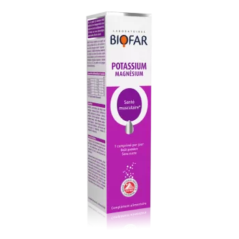 Biofar Kalijum + Magnezijum 20 šumećih tableta
