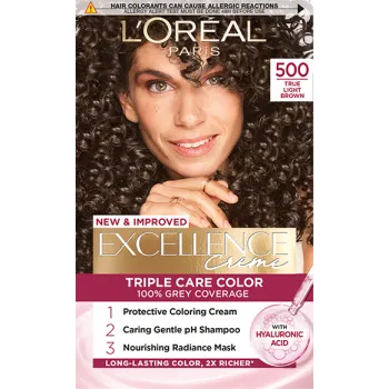 L'Oréal Paris Excellence boja za kosu 500 True Light Brown