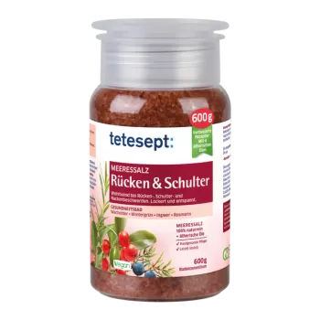 Tetesept Back & Shoulders so za kupanje 600g
