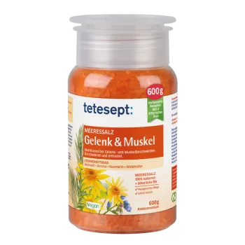 Tetesept Joints & Muscles so za kupanje 600g
