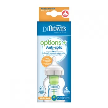 Dr.Brown's Options+ Wide Neck plastična bočica 150ml